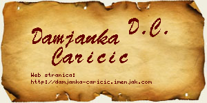 Damjanka Caričić vizit kartica